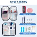 Insulin Travel Cooler Case with Ice Packs