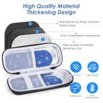 Insulin Cooler Case with Ice Packs - Black