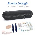 Insulin Cooler Case with Ice Packs - Black