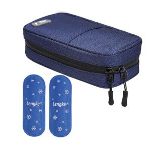 Insulin Cooler Travel Case with Ice Packs