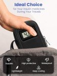 Portable Insulin Cooler Case with Temperature Display