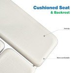 GreenChief Adjustable Shower Bench with Arms for Seniors