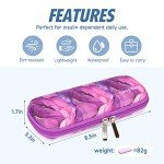 Insulin Cooler Travel Case - Marble Purple
