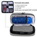Yarwo Insulin Cooler Travel Case with Ice Packs