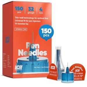 LivaClean 150 Ct Insulin Pen Needles - 32G