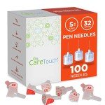 Care Touch 32 Gauge Pen Needles - 100 Count
