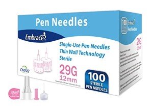 Embrace Insulin Pen Needles - 29G, 12mm