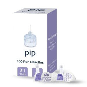 Pip Insulin Pen Needles 31G 5mm - 100 Pack