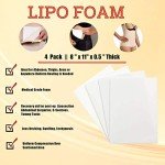 Medcore 4 Pack Lipo Foam Board - Post Surgery Ab Board - Use After Liposuction, C-Section, Tummy Tucks, BBL surgeries