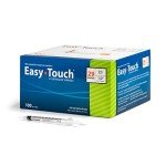 EasyTouch U-100 Insulin Syringes, 29G, 100 Pack
