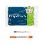 EasyTouch U-100 Insulin Syringes, 29G, 100 Pack