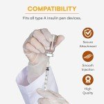 Care Touch - Insulin Syringes - 31g 5/16" - 8 mm .3 cc - 31 Gauge 5/16 Inch Syringe Insulin Needles - (Pack of 100)