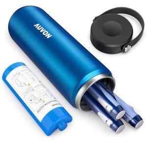 AUVON Insulin Pen Cooler Travel Case with Handle