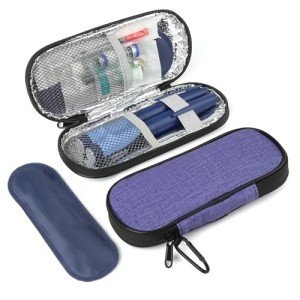 Insulin Pen Cooler Travel Case with Ice Packs