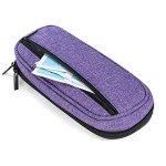 LUXJA Purple Insulin Travel Case for Diabetic Supplies