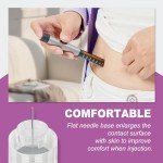 Tonmicare Plus Pen Needles 31g 5mm, Flat Pen Needle Base for Comfortable Insulin Injection, Compatible with Most Diabetes Pens and Injection Devices, 100 pcs/box (3/16'')
