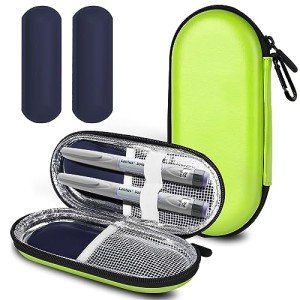 Insulin Cooler Travel Case with Ice Packs
