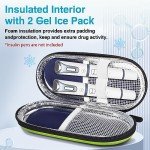 Insulin Cooler Travel Case with Ice Packs