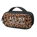 Leopard Print Insulin Cooler Bag for Diabetes Supplies