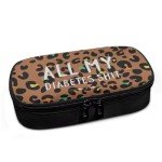 Leopard Print Insulin Cooler Bag for Diabetes Supplies