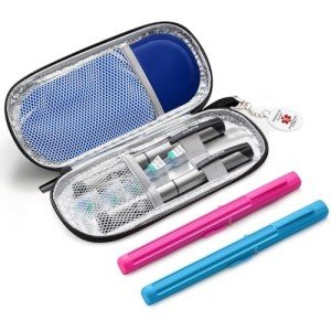 Insulin Pen Cooler with Storage Boxes - Blue