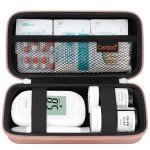 Diabetic Supplies Organizer Case - Rose Gold