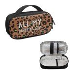 Leopard Print Insulin Cooler Bag for Diabetes Supplies