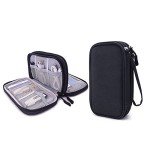 Diabetic Supplies Organizer Travel Case - Black