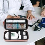 Diabetic Supplies Organizer Case - Rose Gold