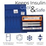 Frio Large Insulin Cooling Wallet - Blue