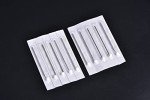 JIESIBAO 10PCS 18G Piercing Needles, Hollow Needles Stainless Steel Disposable Sterile Piercing Needles for Nose Septum Ear Trague Helix Eyebrow Lip Labret Piercing