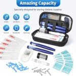 Insulin Cooler Travel Case with Thermometer & Ice Packs