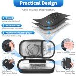 Insulin Cooler Travel Case with Thermometer & Ice Packs