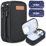 Insulin Cooler Travel Case with Ice Packs
