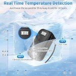 Insulin Cooler Travel Case with Thermometer & Ice Packs