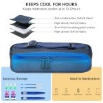 WOODAKE TSA-Approved Insulin Travel Cooler Case