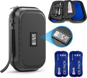 Insulin Cooler Travel Case with Temperature Display