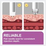 Tonmicare Plus Pen Needles 31g 5mm, Flat Pen Needle Base for Comfortable Insulin Injection, Compatible with Most Diabetes Pens and Injection Devices, 100 pcs/box (3/16'')