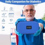 Insulin Cooler Bag with Temperature Display for Travelers