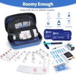 Insulin Cooler Bag with Temperature Display for Travelers