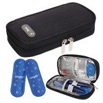 Portable Insulin Cooling Bag with 2 Ice Packs