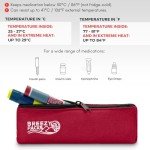 BreezyPacks Small Medicine Cooling Case – Red