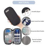 Portable Insulin Cooling Bag with 2 Ice Packs