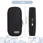 Portable Insulin Cooling Bag with 2 Ice Packs