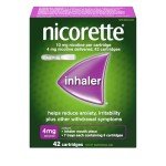 Nicorette 4mg Nicotine Inhaler with 42 Cartridges