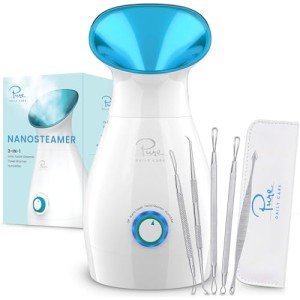 Large 3-in-1 Nano Ionic Facial Steamer