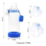 Inhaler Chamber Spacer with Masks for All Ages