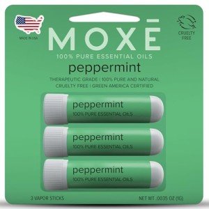 Peppermint Essential Oil Inhaler - 3 Pack