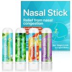 4-Pack Portable Nasal Inhaler Sticks