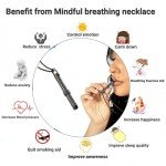 Mindful Breathing Necklace for Calming and Relaxation
